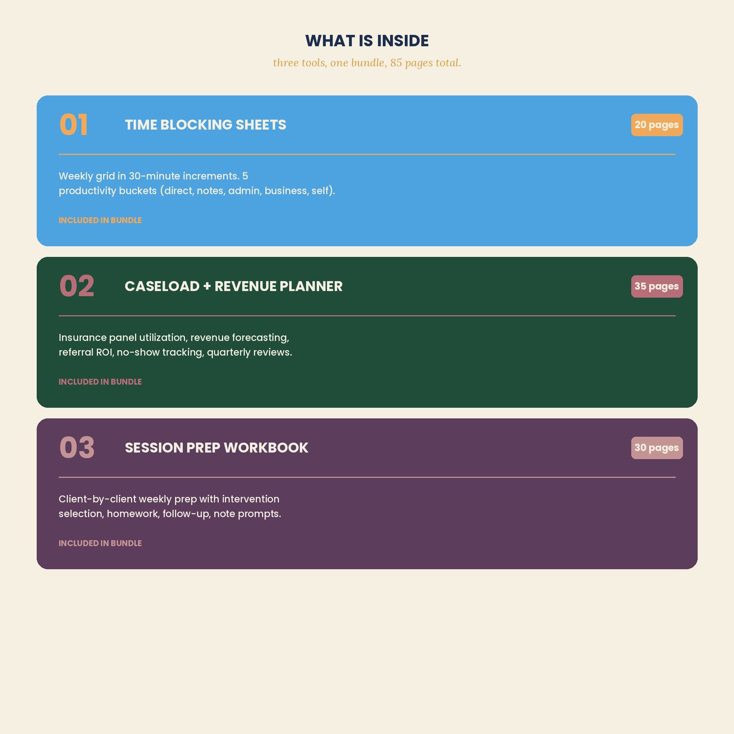 Therapist Practice Operations Bundle, preview image 2 of 9