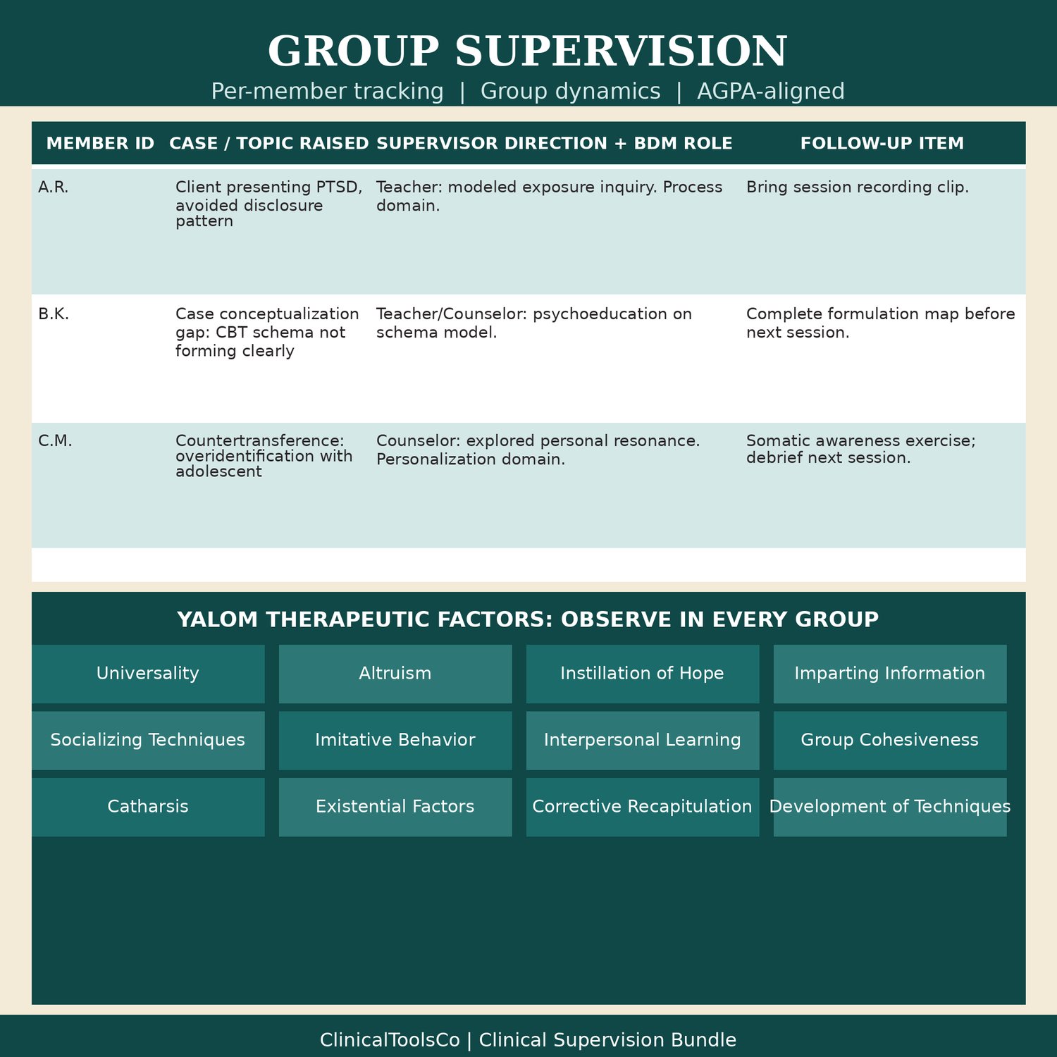 Clinical Supervision Bundle, preview image 7 of 9
