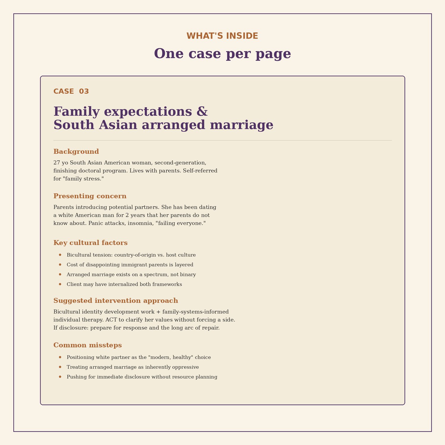 Multicultural Counseling Case Vignettes, preview image 2 of 5