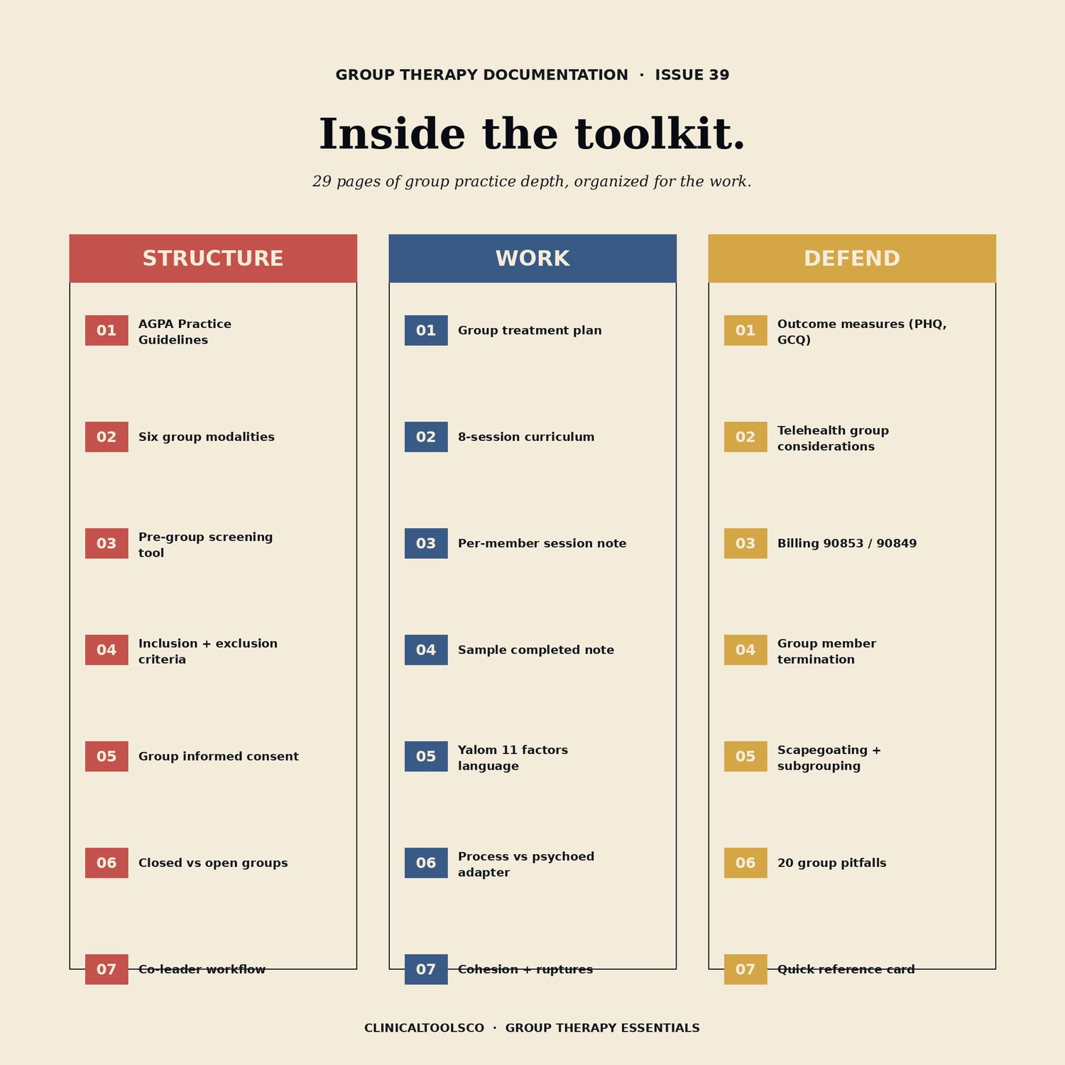Group Therapy Toolkit, preview image 2 of 9