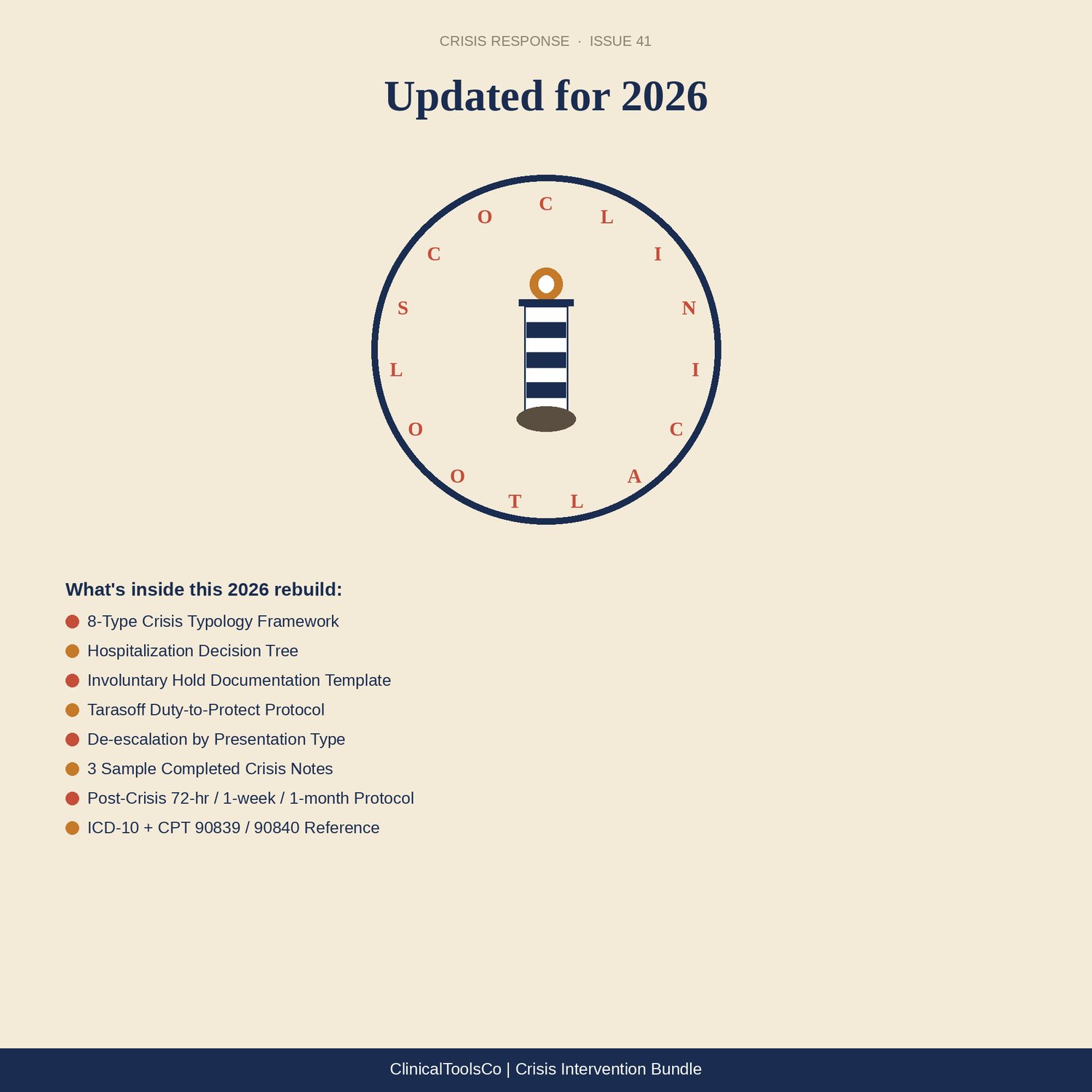 Crisis Intervention Toolkit, preview image 9 of 9
