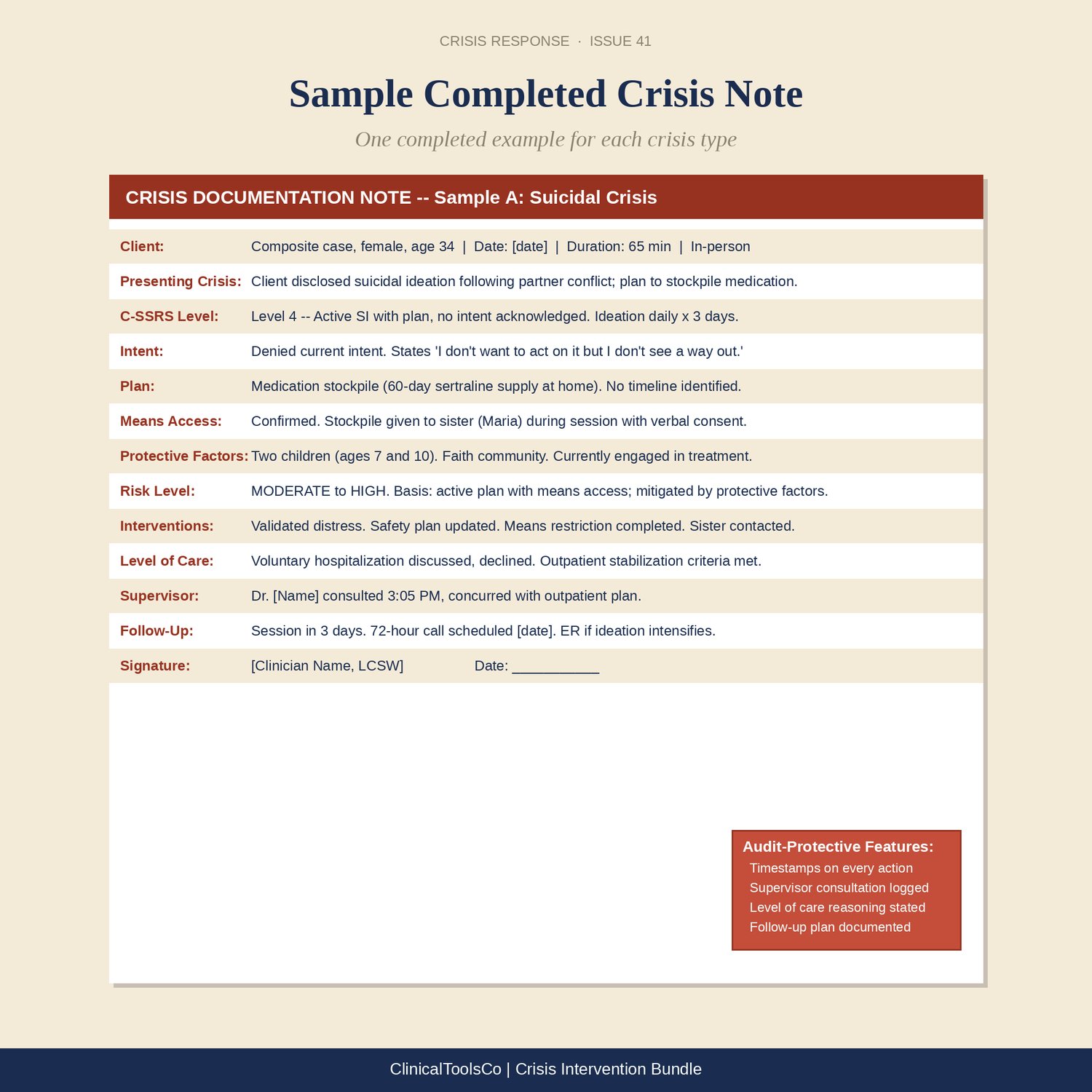 Crisis Intervention Toolkit, preview image 6 of 9
