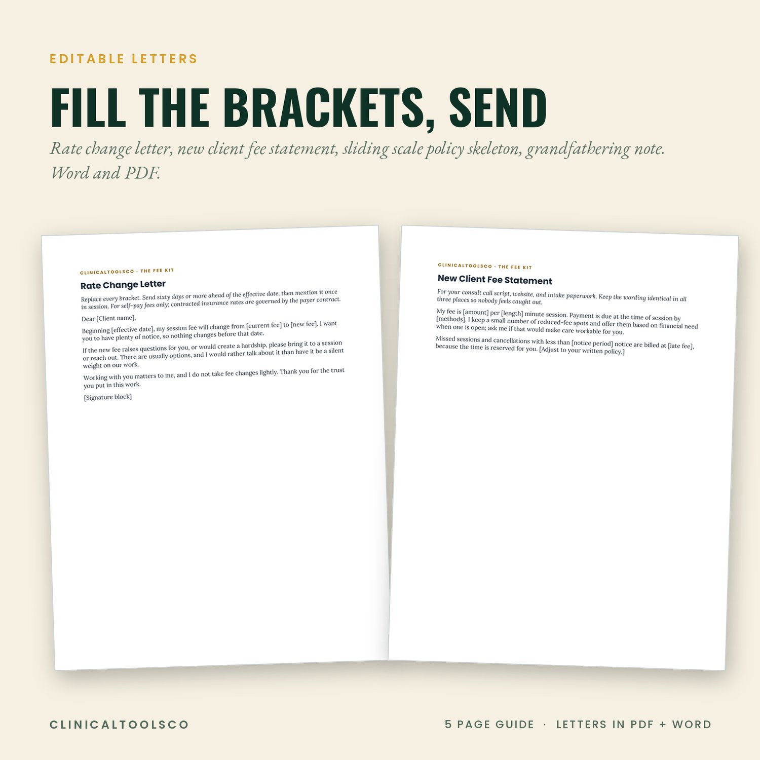 Therapy Fee Kit, preview image 6 of 9