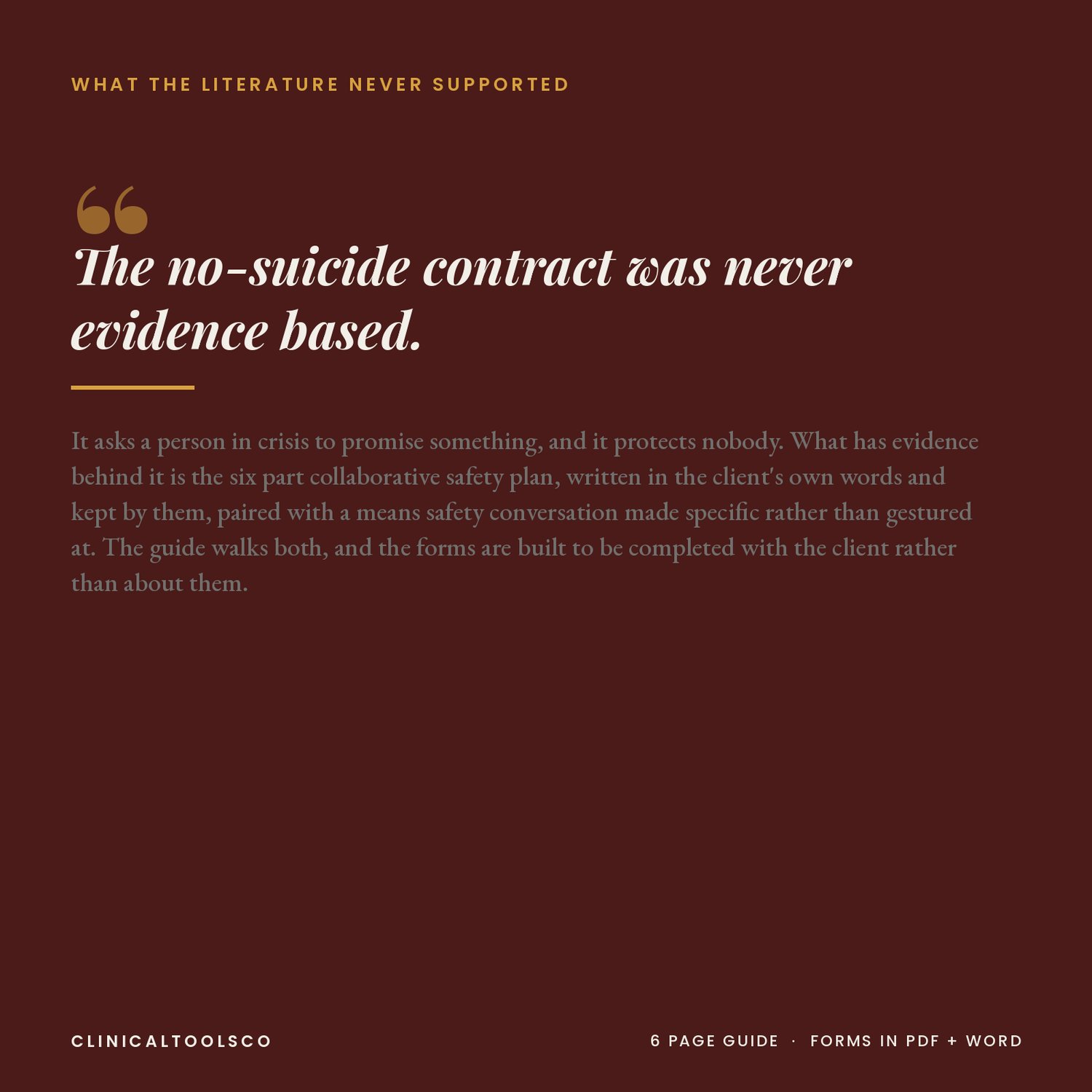 Risk Documentation and Safety Planning System for Clinicians, preview image 7 of 9