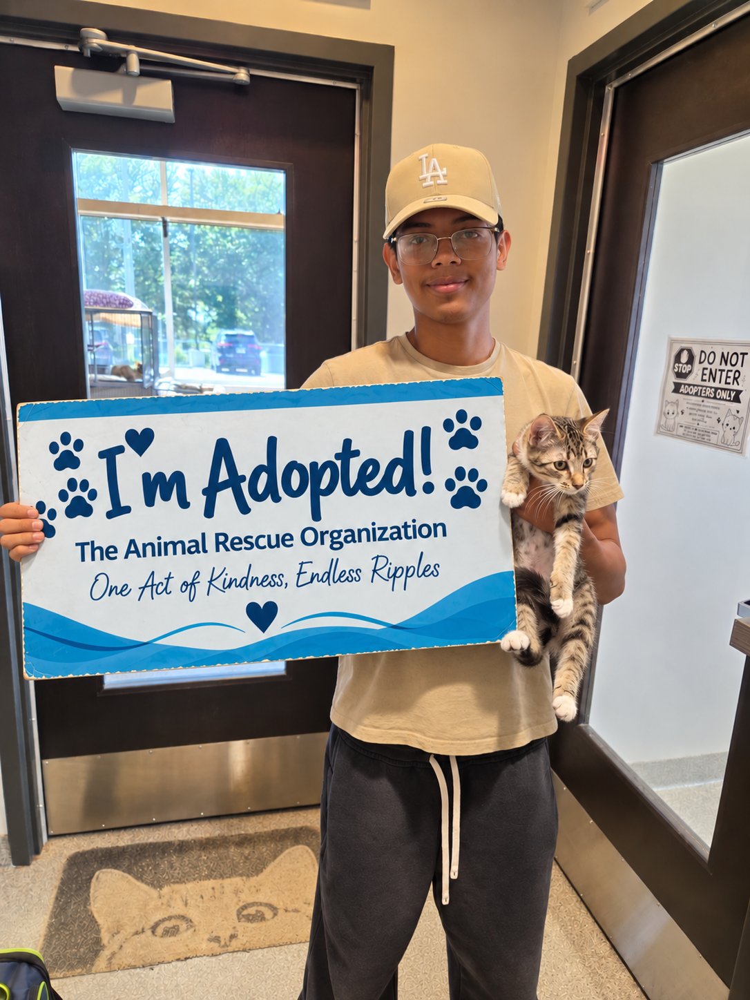 Jasper has found his forever home and a devoted young best friend. Read this heartwarming adoption story from The Animal Rescue Organization.