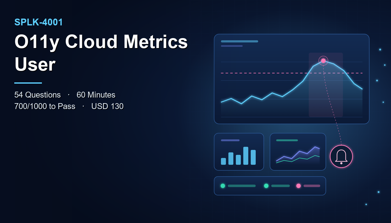 SPLK-4001 O11y Cloud Metrics User exam banner