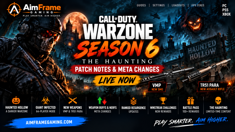 Warzone Season 6: The Haunting Live Now