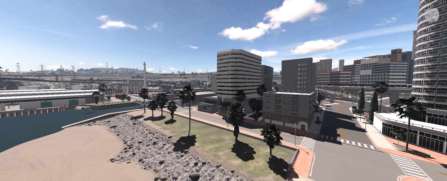 Large Roblox driving map terrain