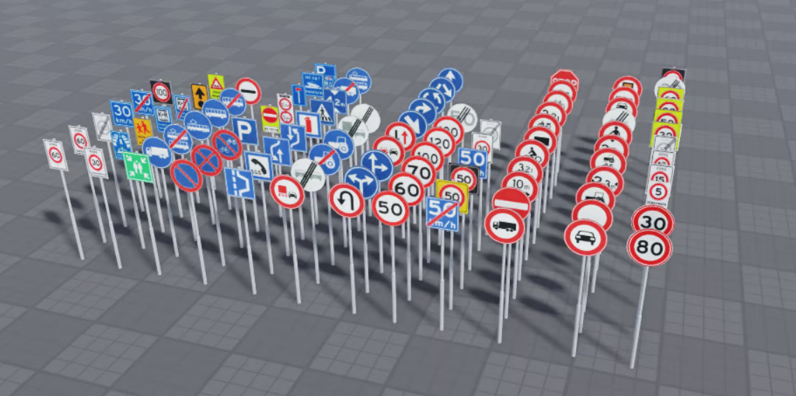 Roblox traffic signs
