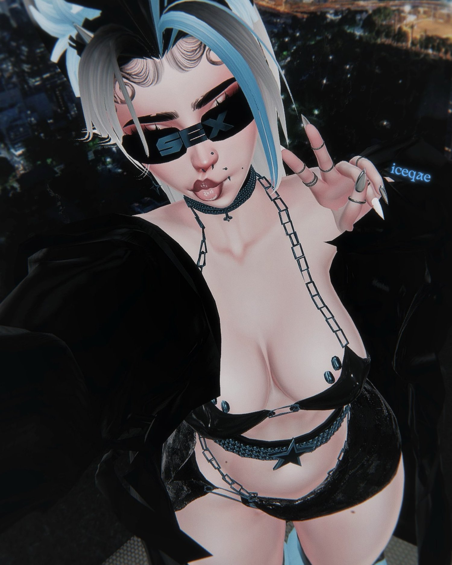 vrchat female quest avatar iceqae
