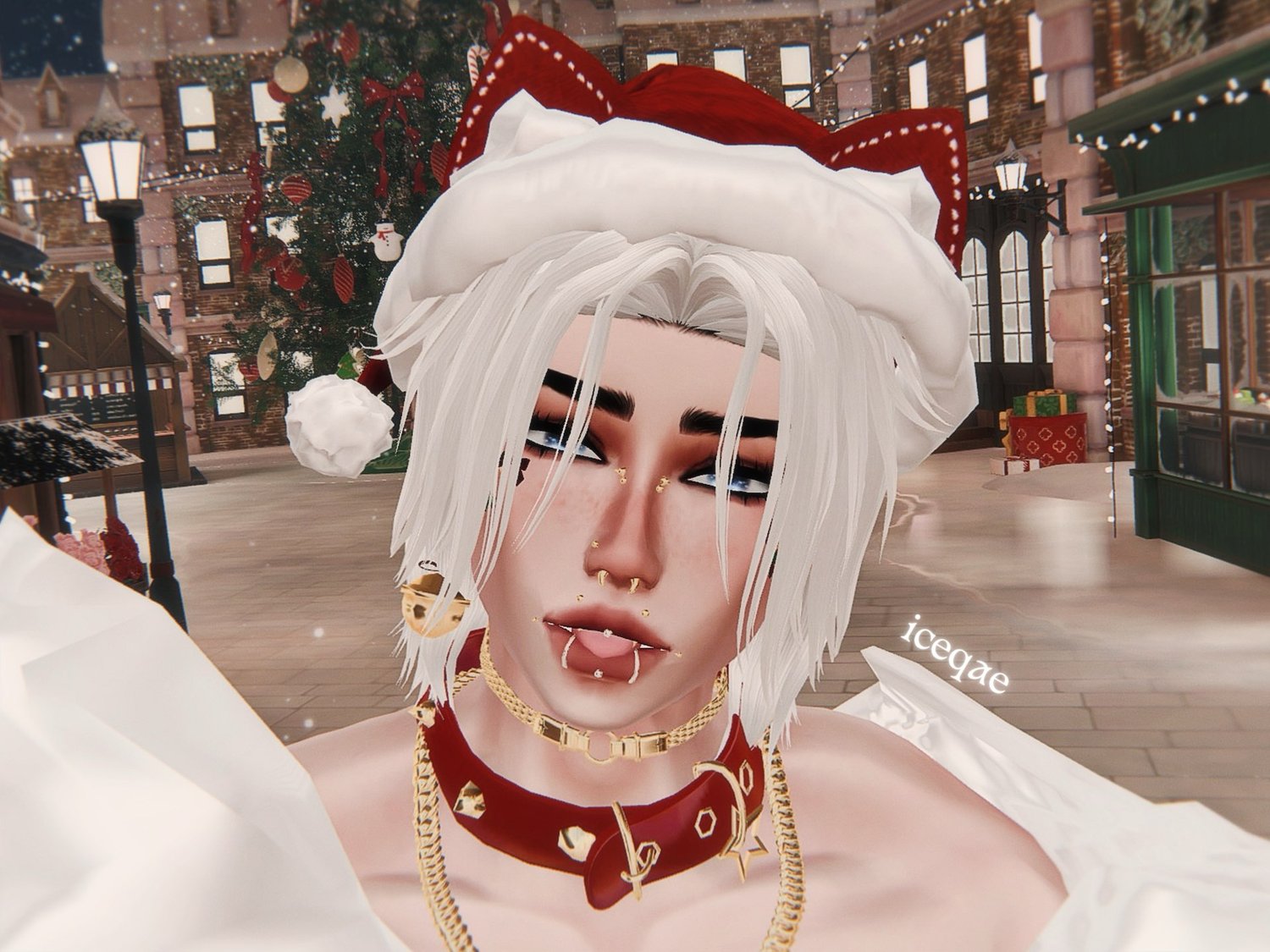 vrchat male female christmas xmas quest pc avatar iceqae