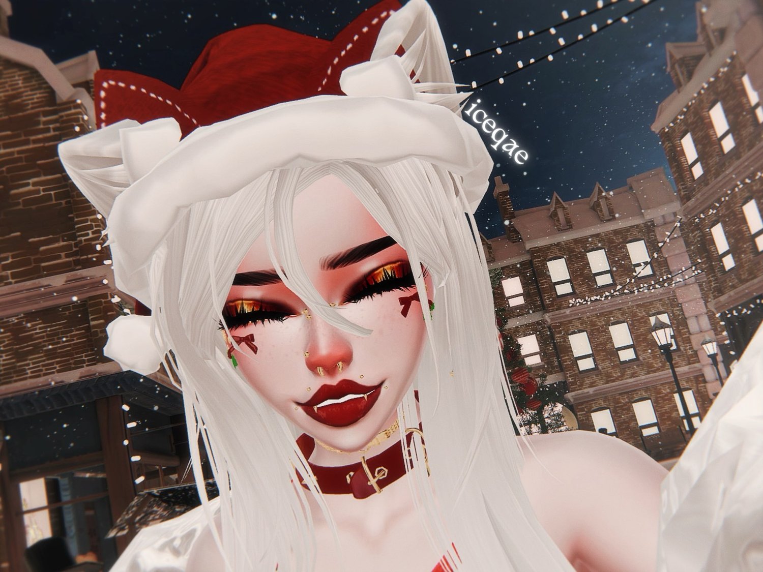 vrchat male female christmas xmas quest pc avatar iceqae