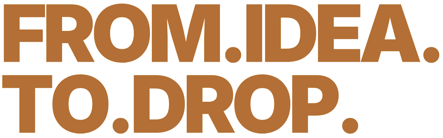 Logo FROM.IDEA.TO.DROP. — programme éducatif pour lancer une marque de vêtements.