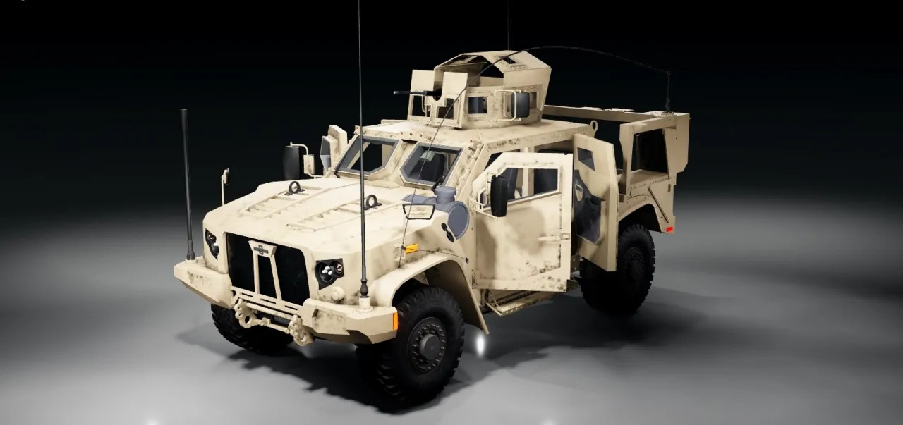 Working turret on JLTV