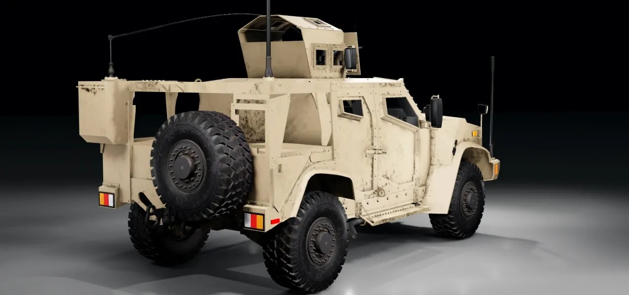 Openable JLTV vehicle panels