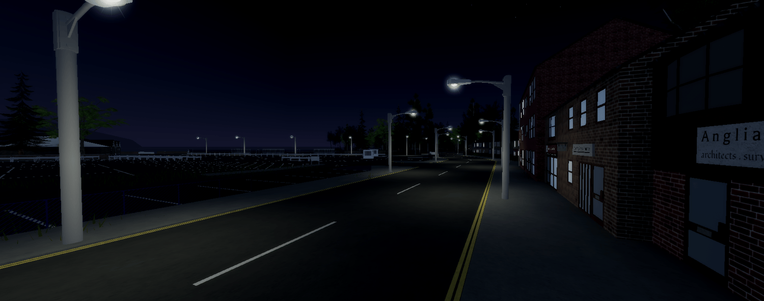 Large coastal parking area