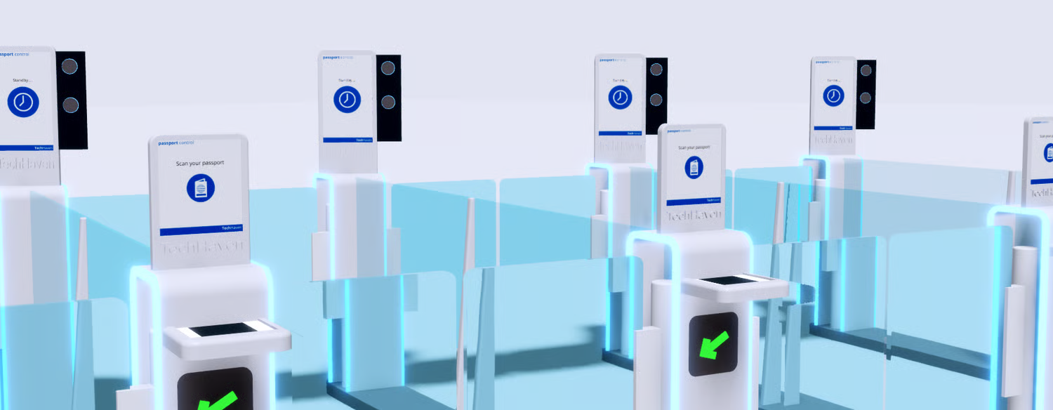 Automated airport passport gates
