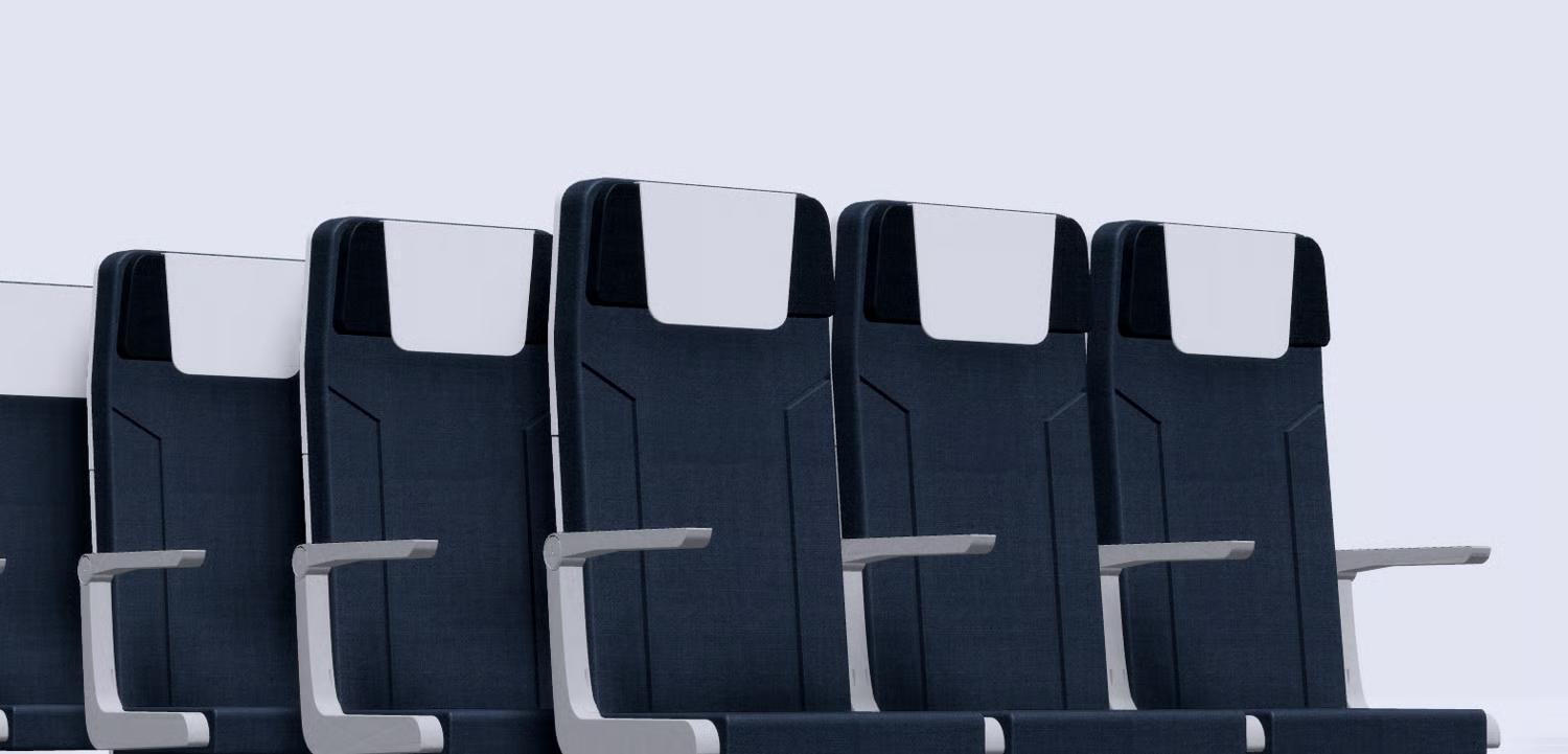 Modern passenger economy seats