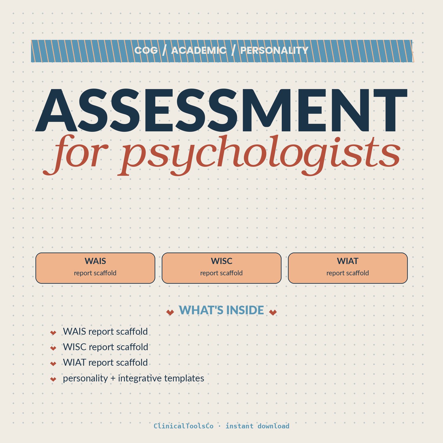 Cover of Psychological Assessment Report Bundle, Cognitive and Personality