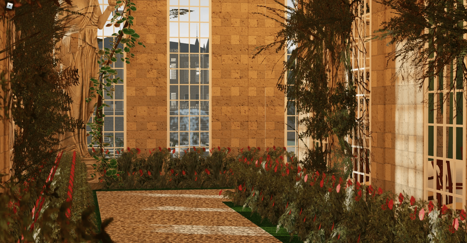 Belcourt Palace outdoor dining building
