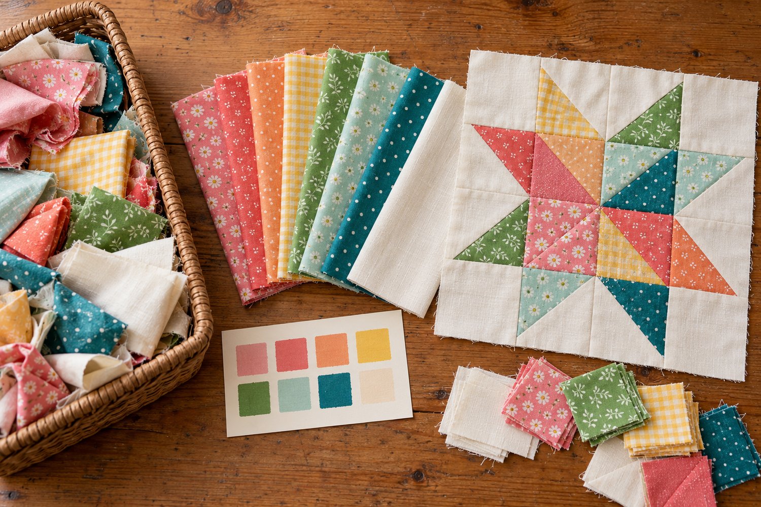 Shop your stash fabric pull