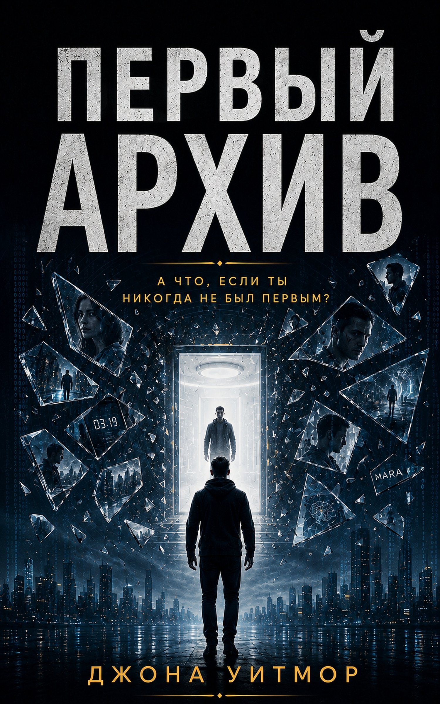 Обложка книги «Первый архив» — русское издание второй книги серии «Редактор памяти» автора Jonah Whitmore