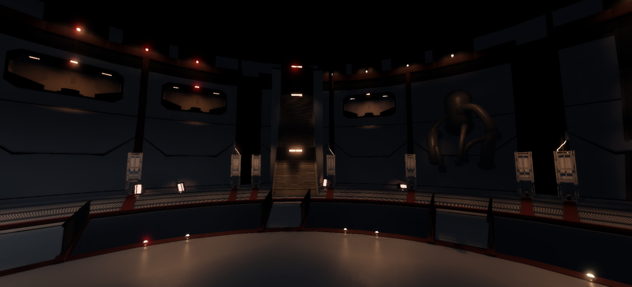 Detailed futuristic arena textures