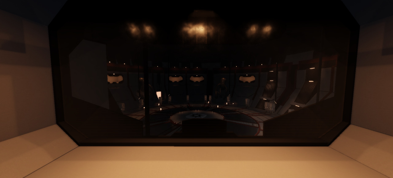 Detailed arena environment
