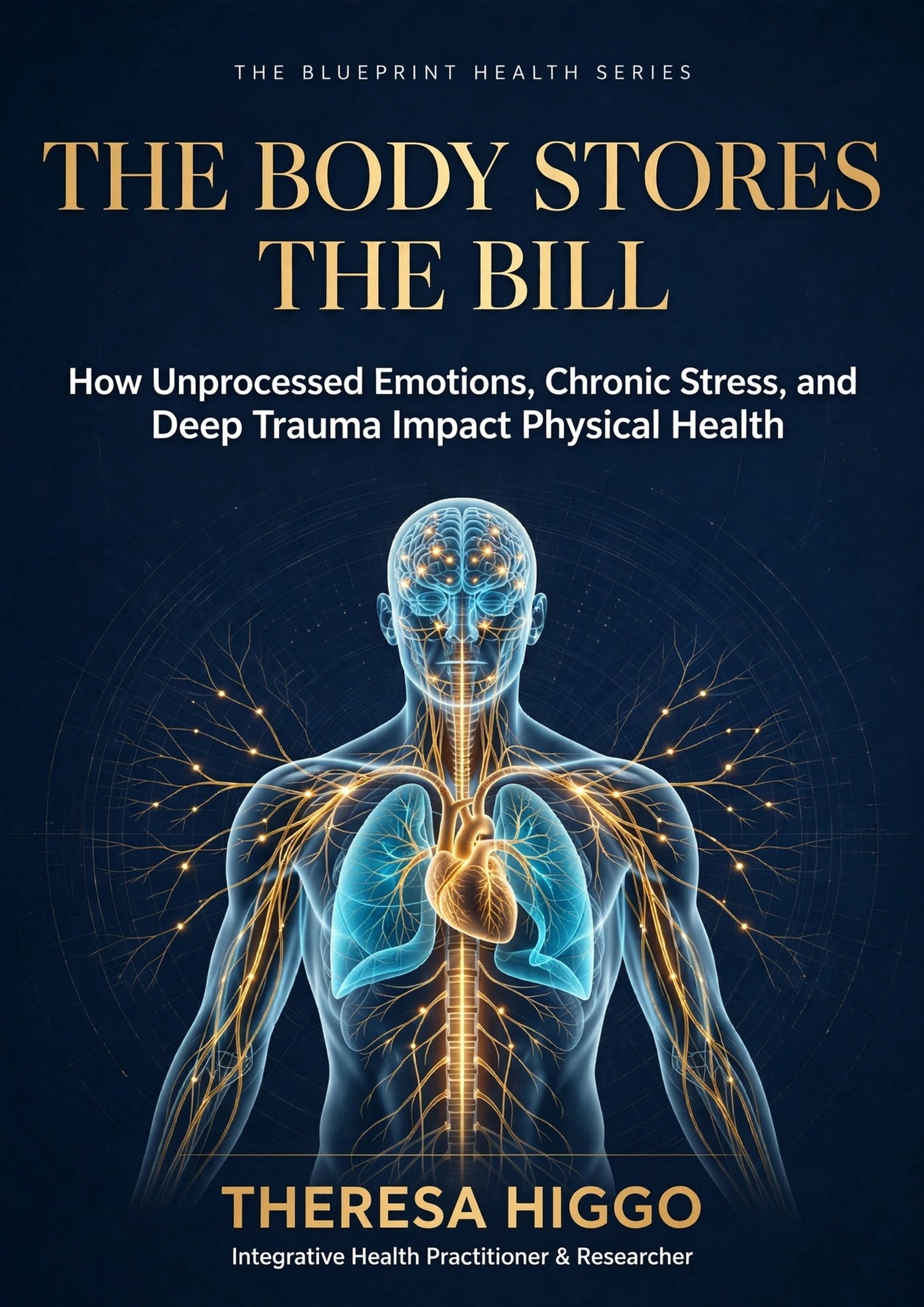 EBook Cover for The Body Stores The Bill, part of The Blueprint Health Series by Theresa Higgo