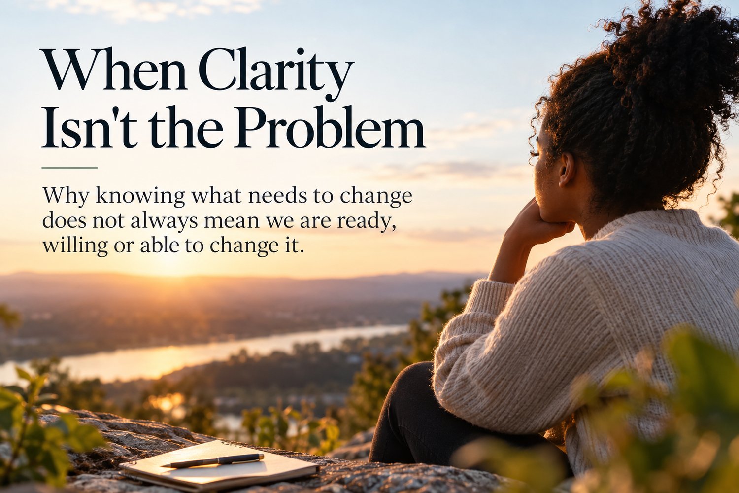 self-awareness, personal growth, overthinking, fear of change, habits and patterns, intentional living, reflection