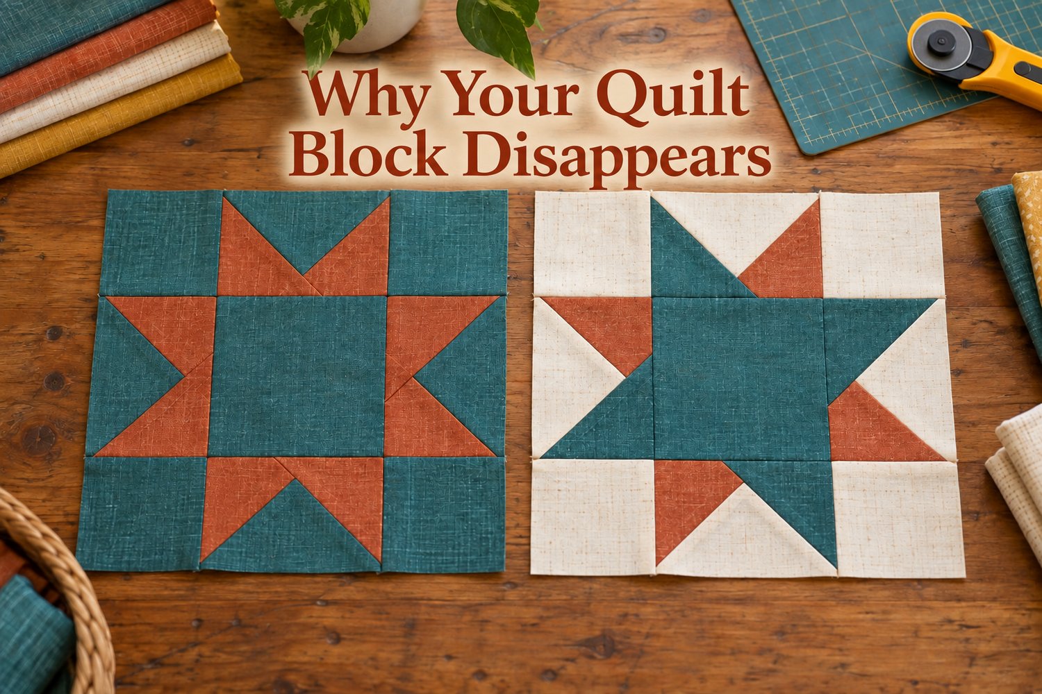 Contrast in quilting