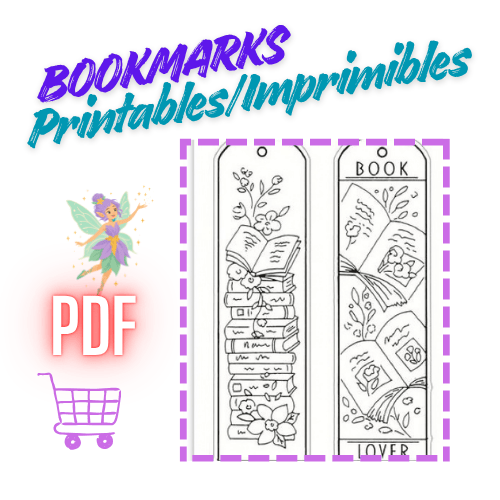 Bookmark, Marcador de libros, Celia Bailes, Amadriadi, Printable, Imprimibles,