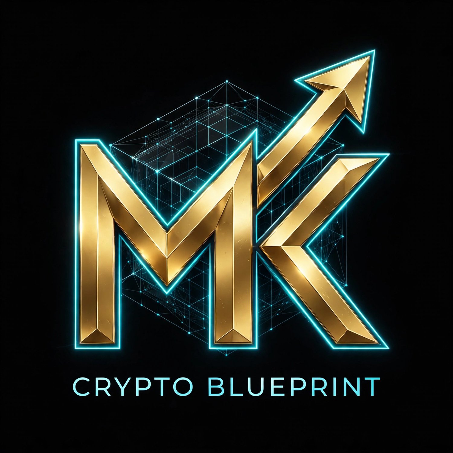 Logo MK Crypto Blueprint — guide crypto pour débutants par Mat King : acheter sa première crypto en sécurité, protéger ses actifs et éviter les arnaques