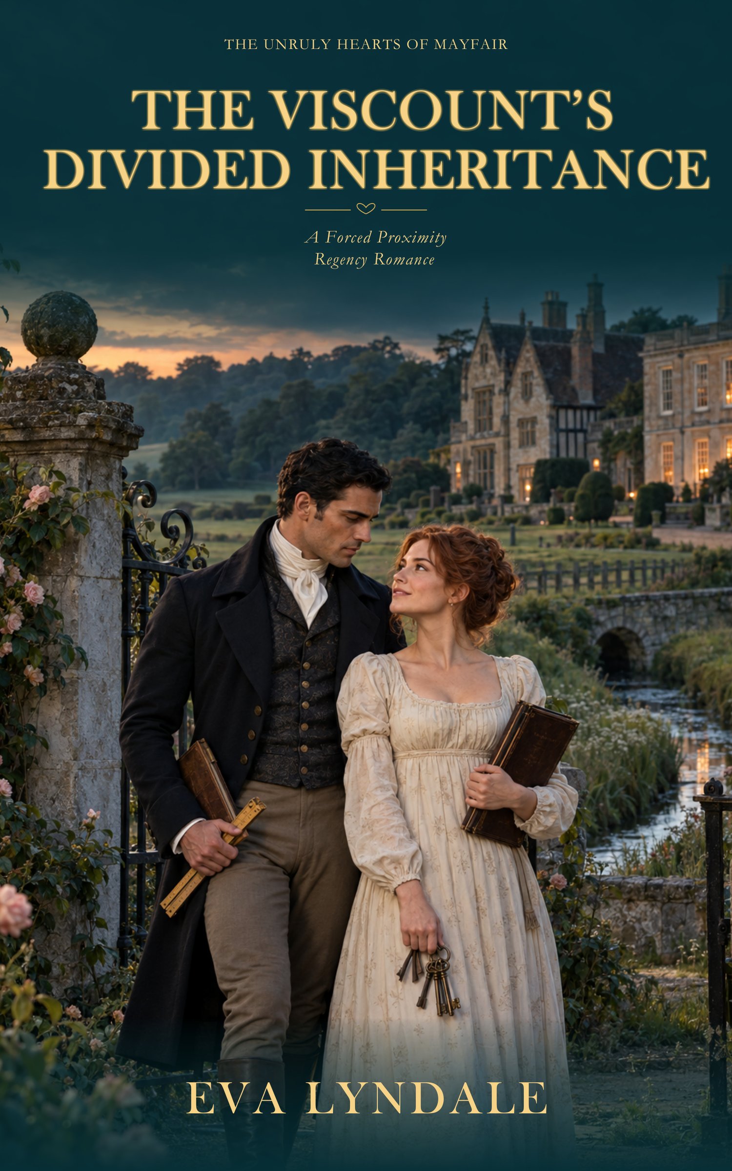 Cover of The Viscount's Divided Inheritance by Eva Lyndale