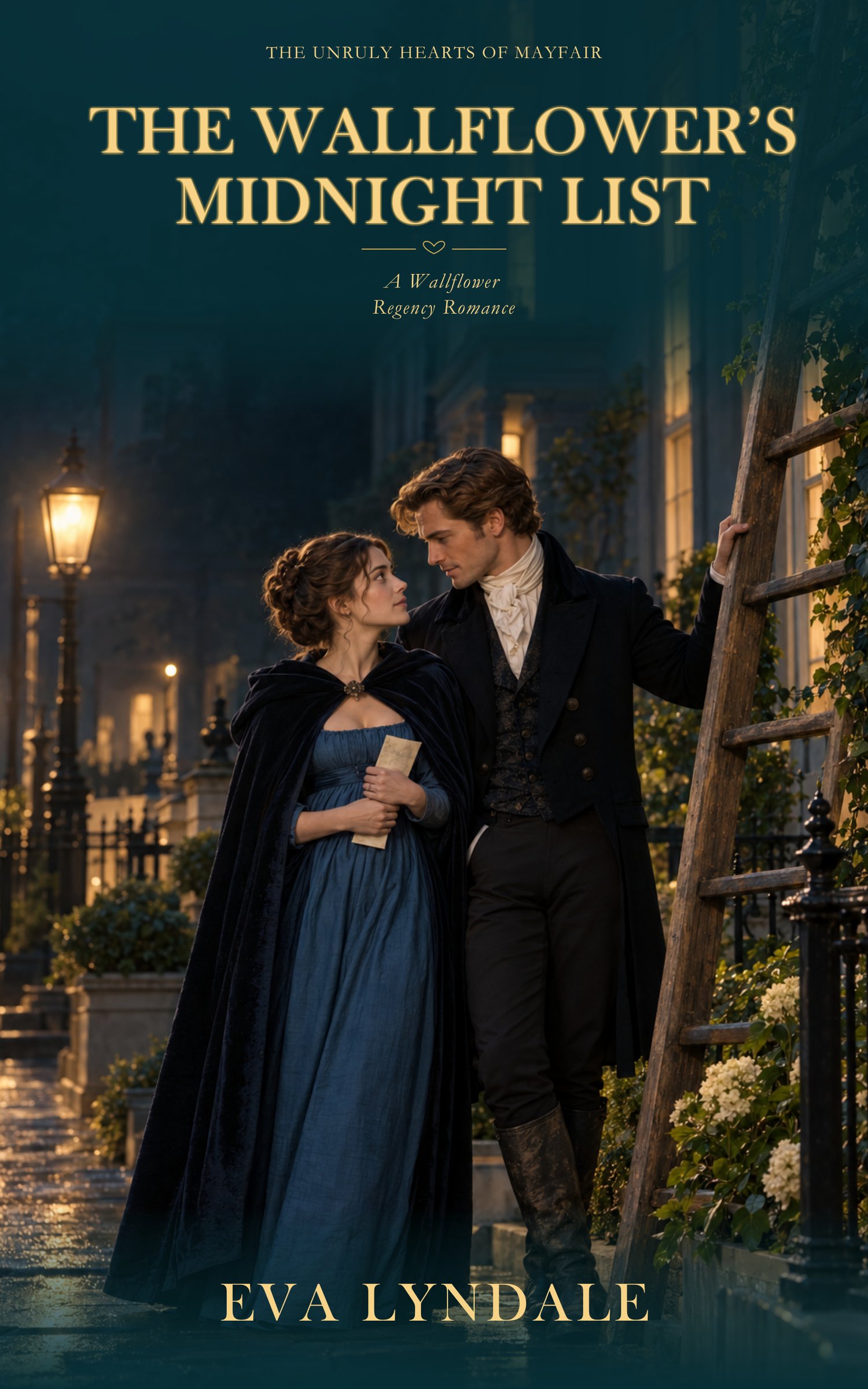 Cover of The Wallflower's Midnight List by Eva Lyndale
