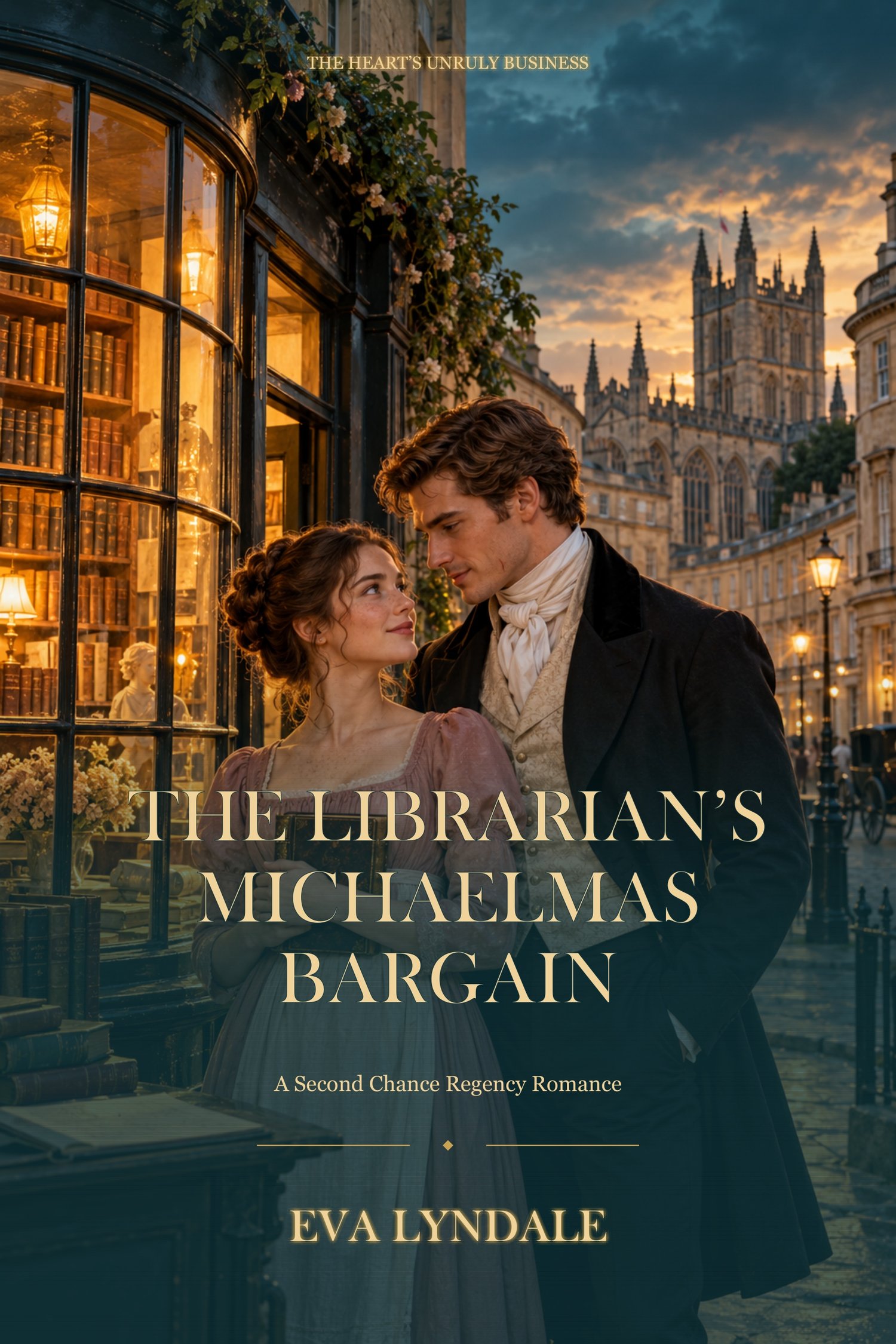 Cover of The Librarian's Michaelmas Bargain by Eva Lyndale