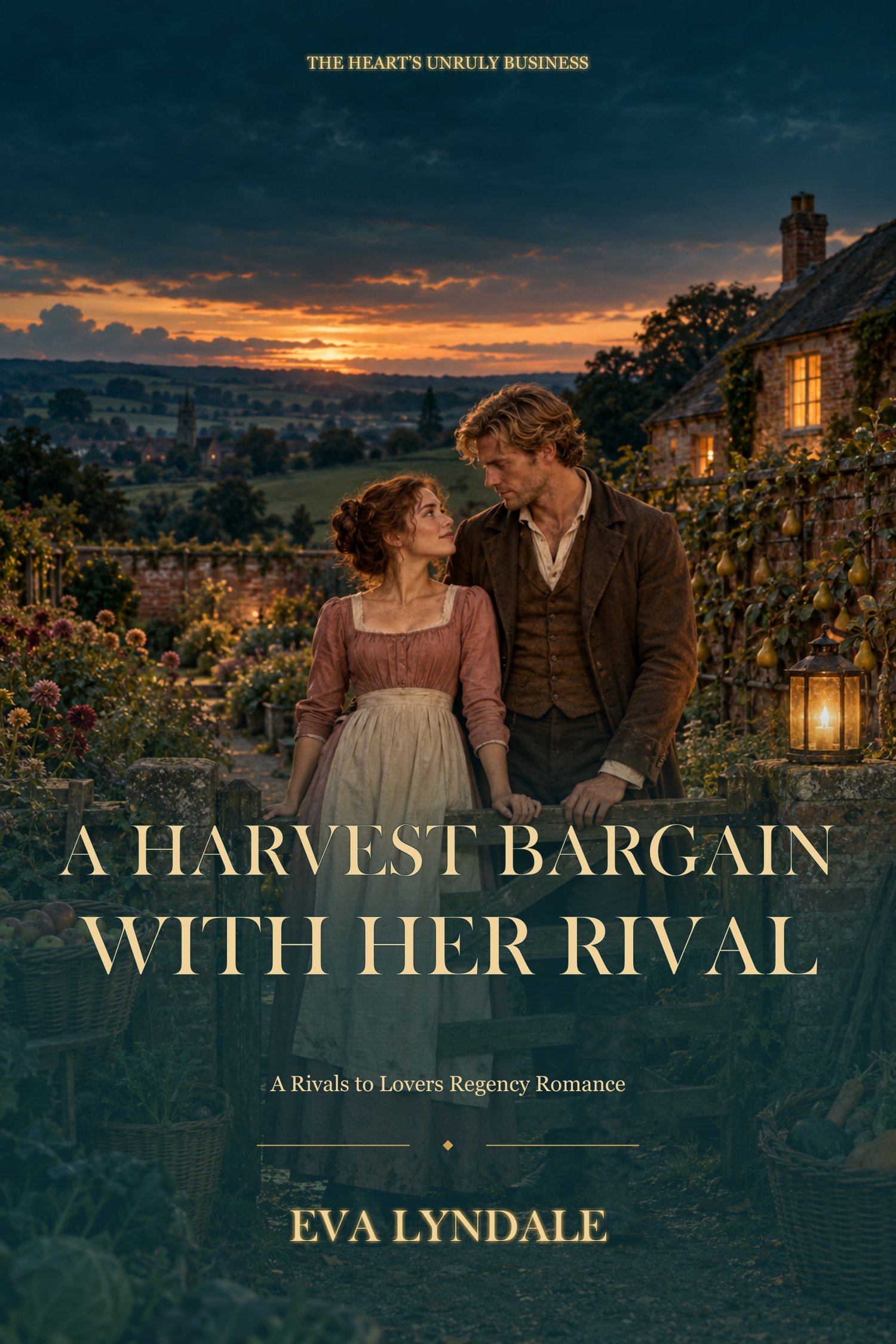 Cover of A Harvest Bargain with Her Rival by Eva Lyndale