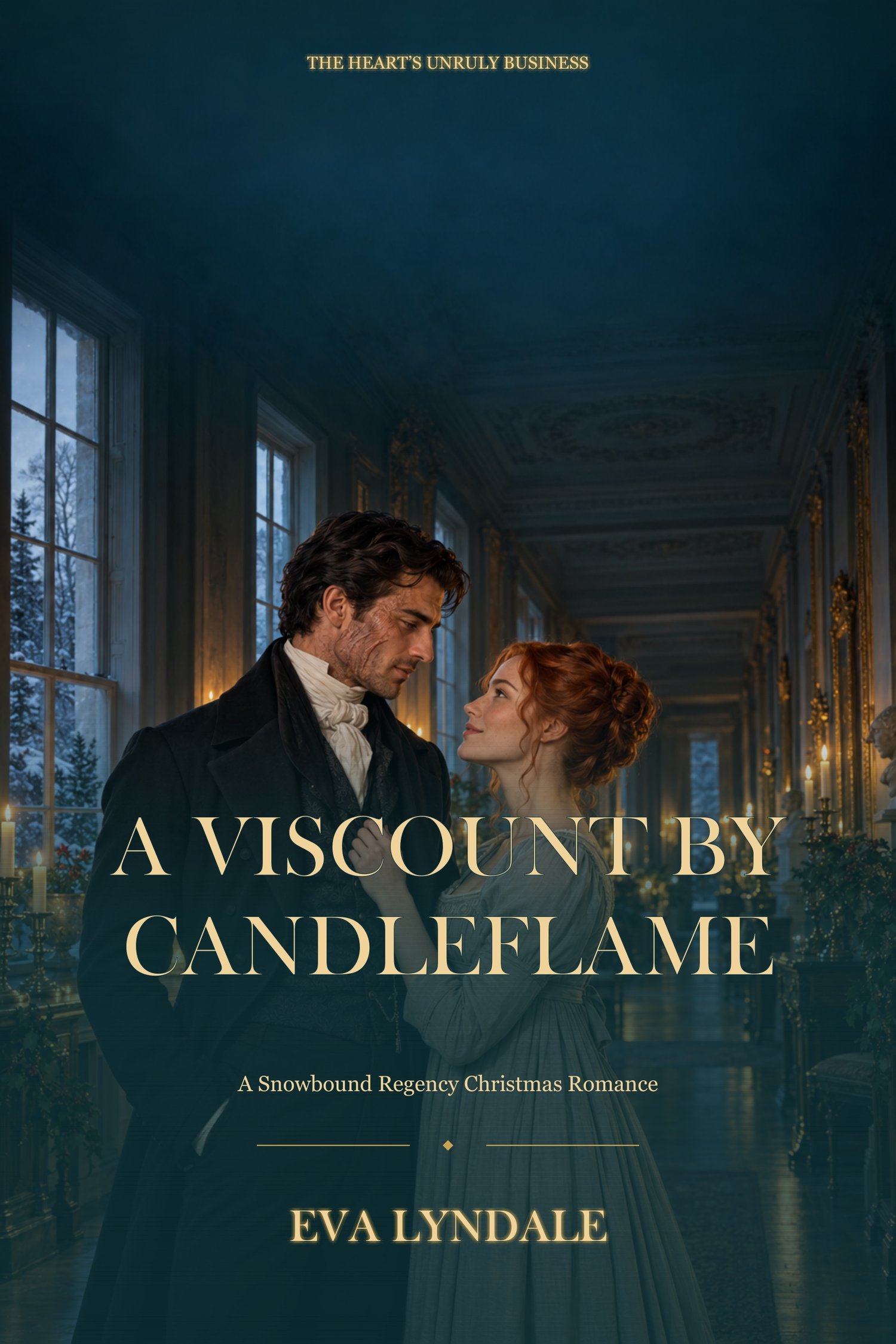 Cover of A Viscount by Candleflame by Eva Lyndale