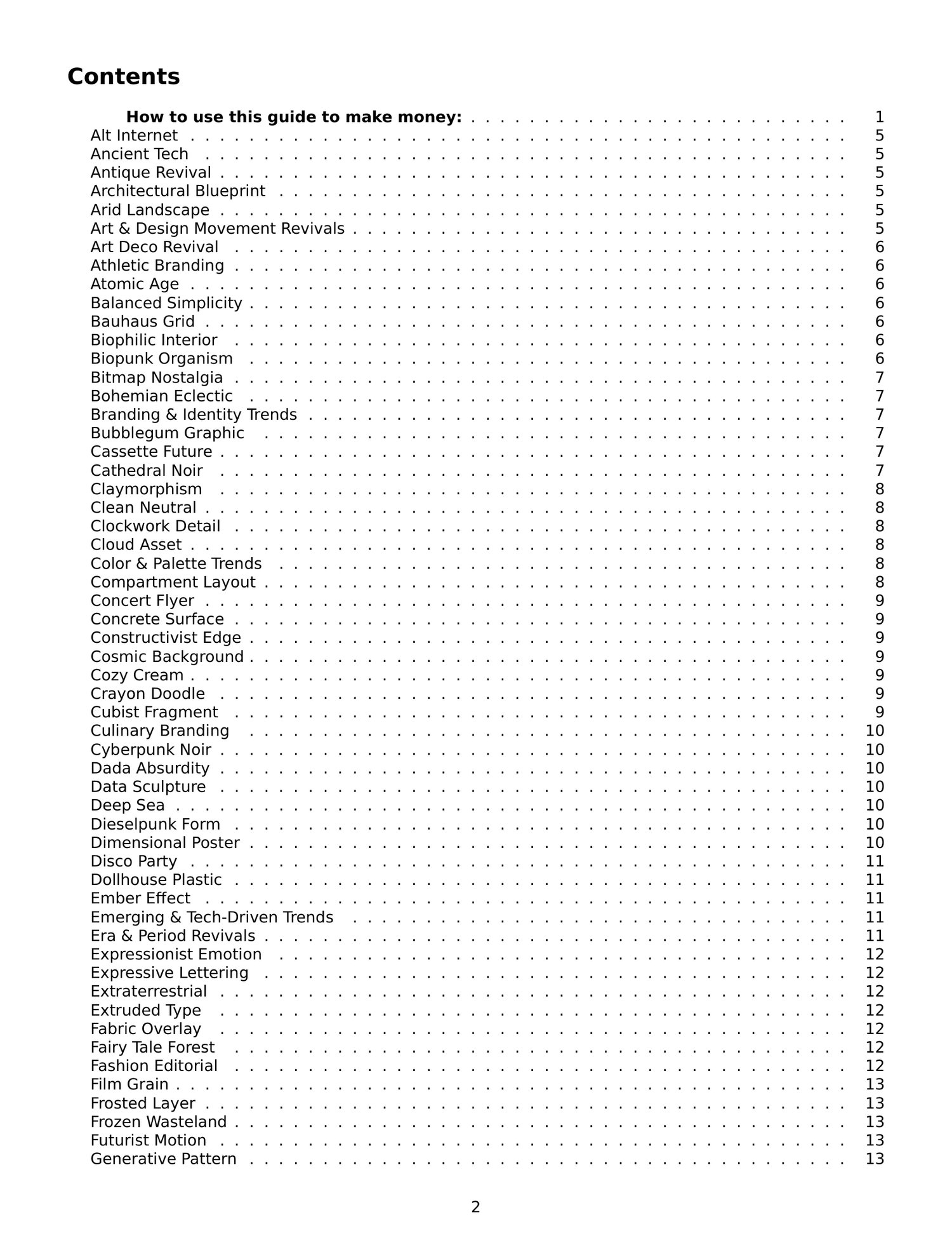 Design Trends & Aesthetics — 670+ Visual Niches Data Book - preview 3