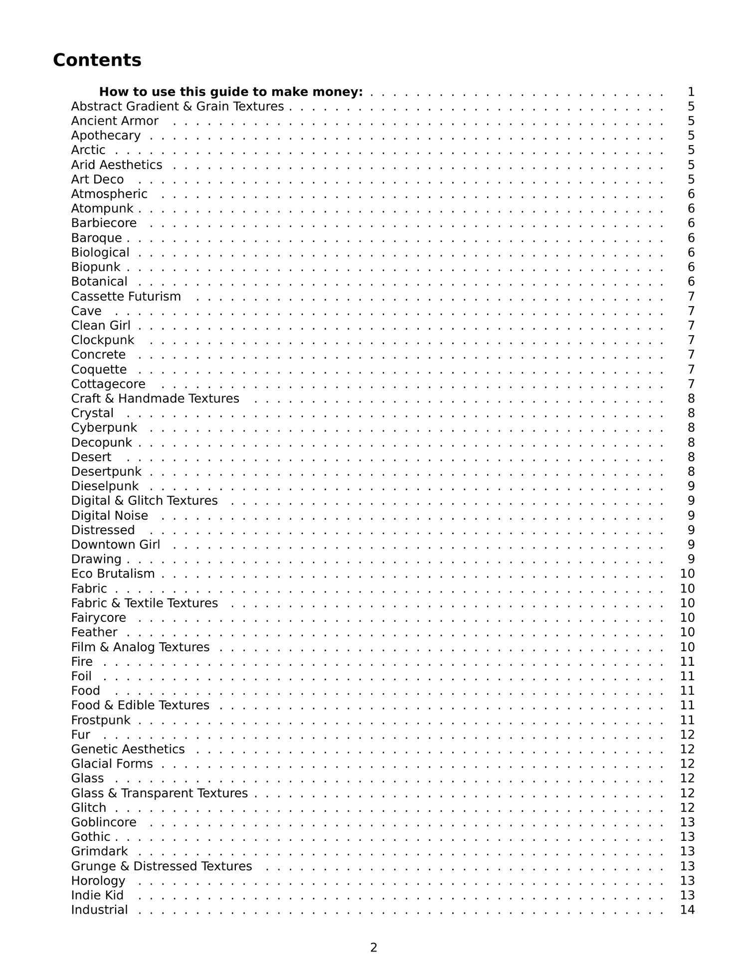 Textures & Materials — 730+ Artist Assets Data Book - preview 3