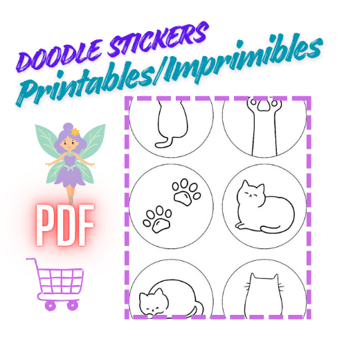 Amadriadi, Celia Bailes, Doodles, Stickers, PDF,