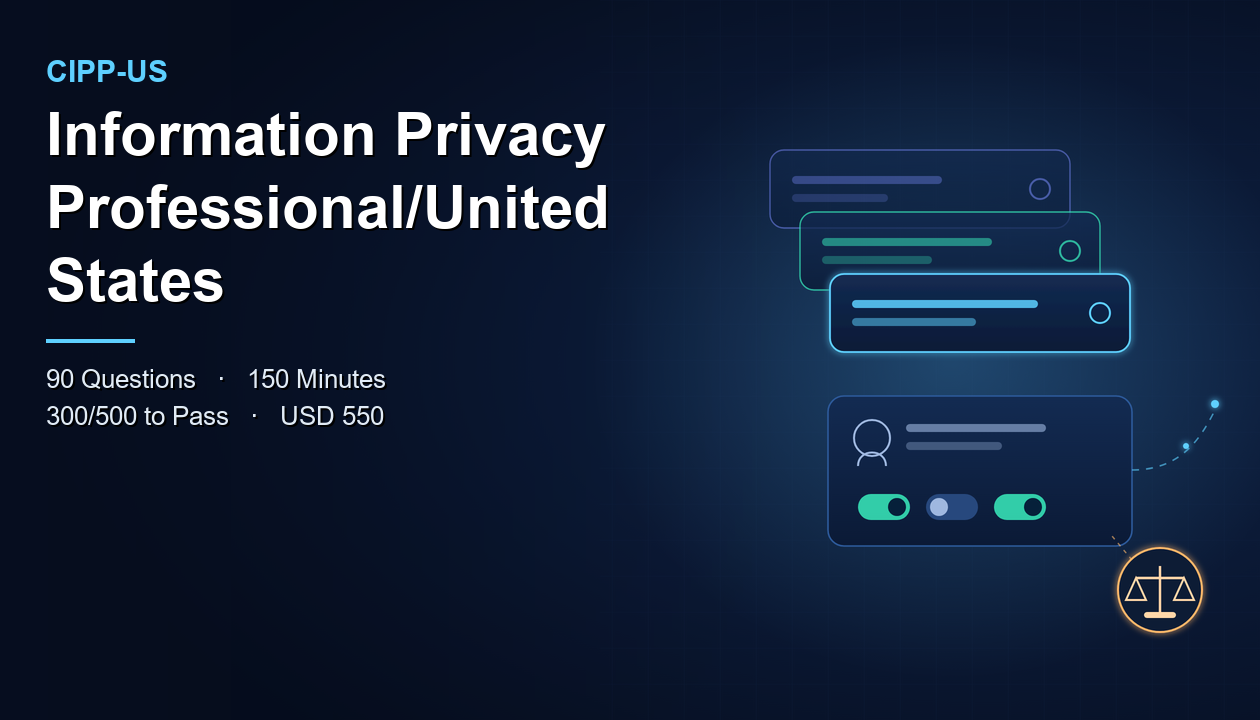 CIPP-US IAPP privacy certification exam banner