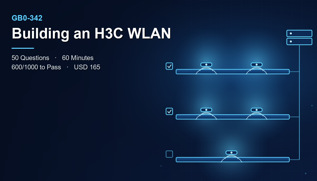 GB0-342 Tests the H3C WLAN Work You Already Do Every Week