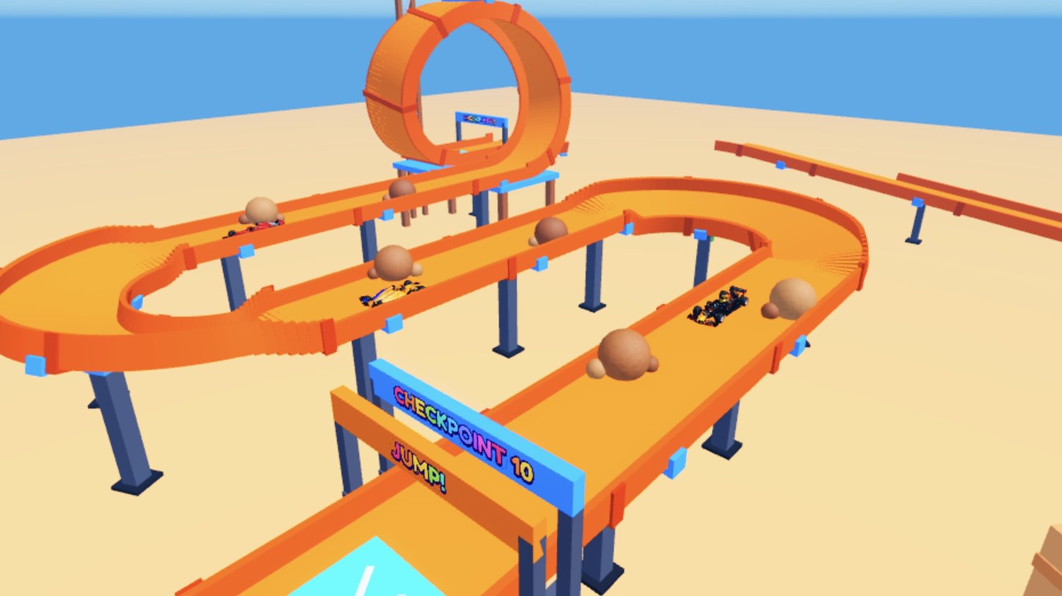 Multiplayer toy car racing game for Roblox