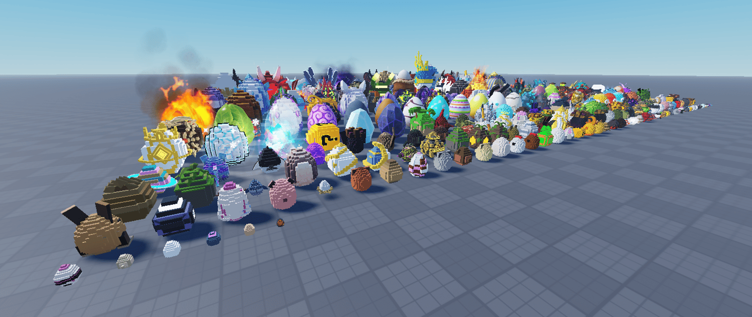 Roblox creature models with particle effects