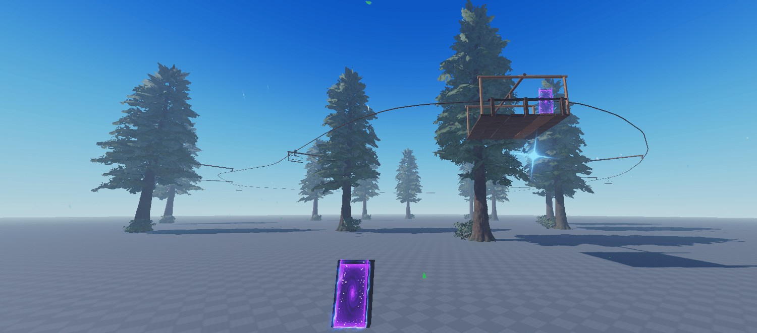 Custom cable car route for Roblox Studio
