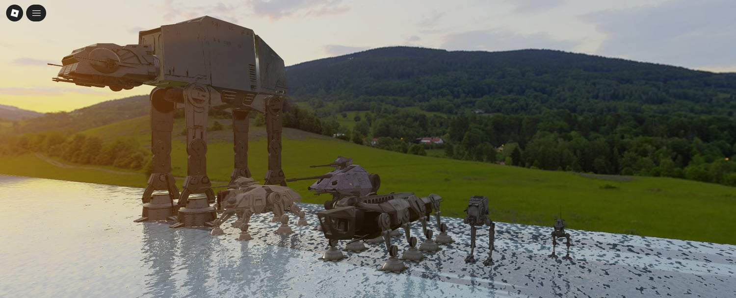Sci-fi walkers and combat vehicles
