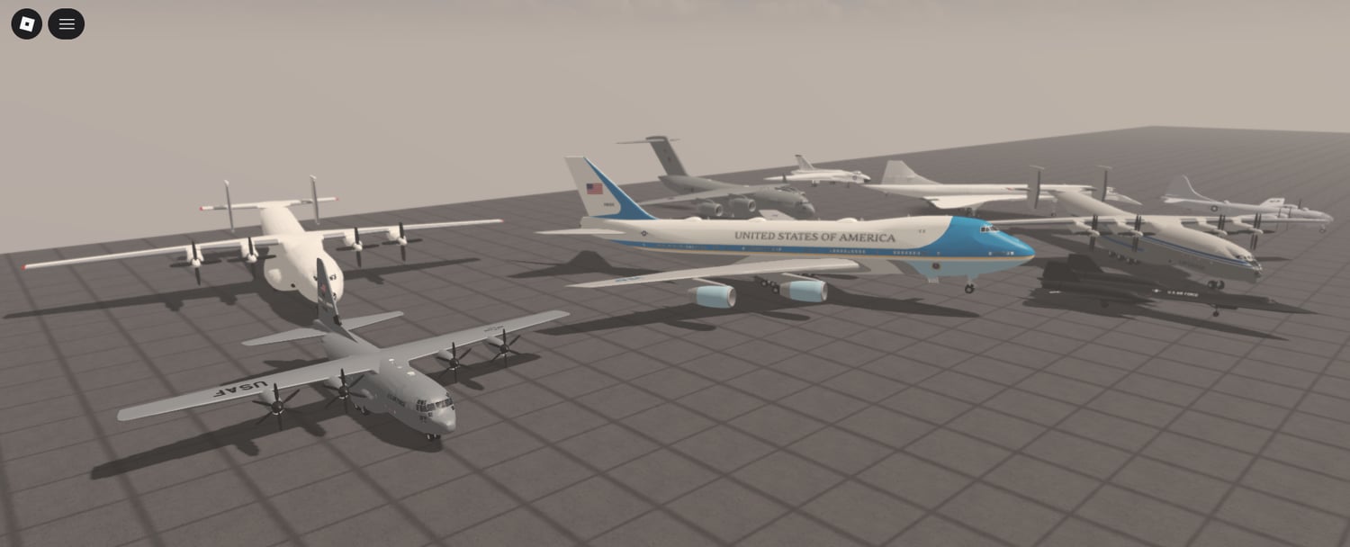 Government aircraft office and cabin