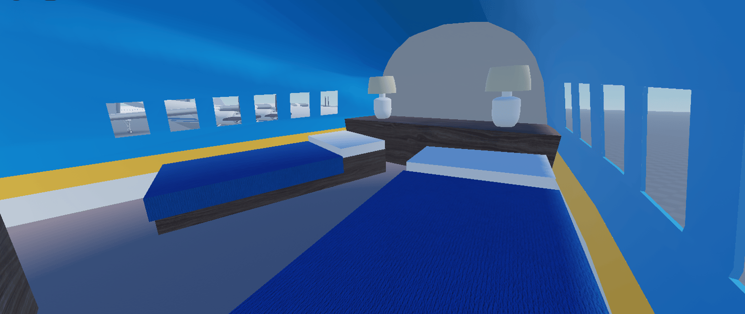 Multiple large aircraft models
