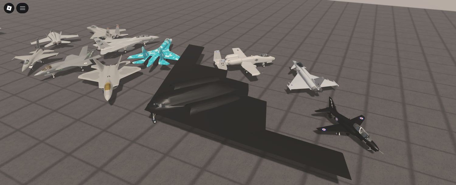 Military fighter aircraft collection